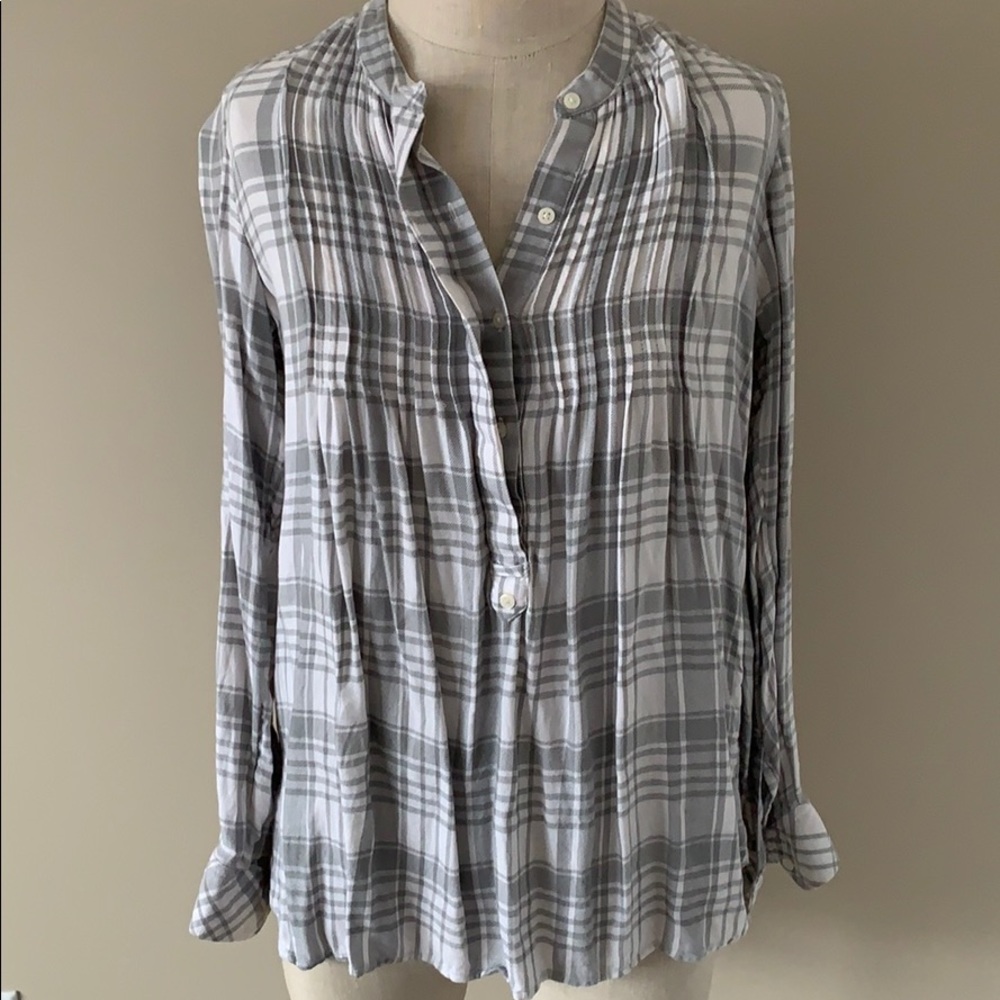 Gap flannel blouse